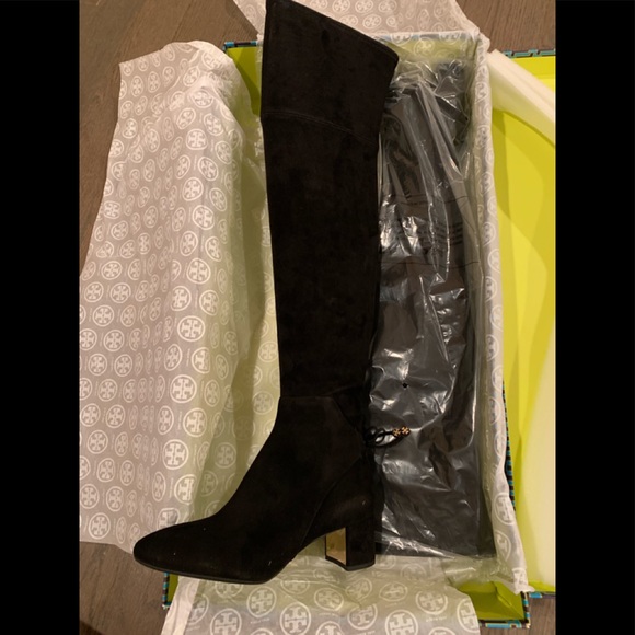 Tory Burch Shoes - *BRAND NEW* Tory Burch over the knee suede boots!!